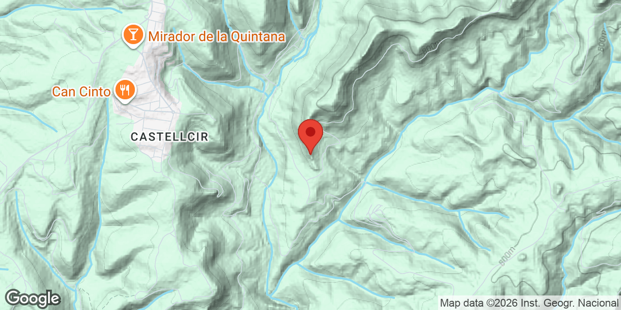 Mapa de situació de LLOP, CAU DEL