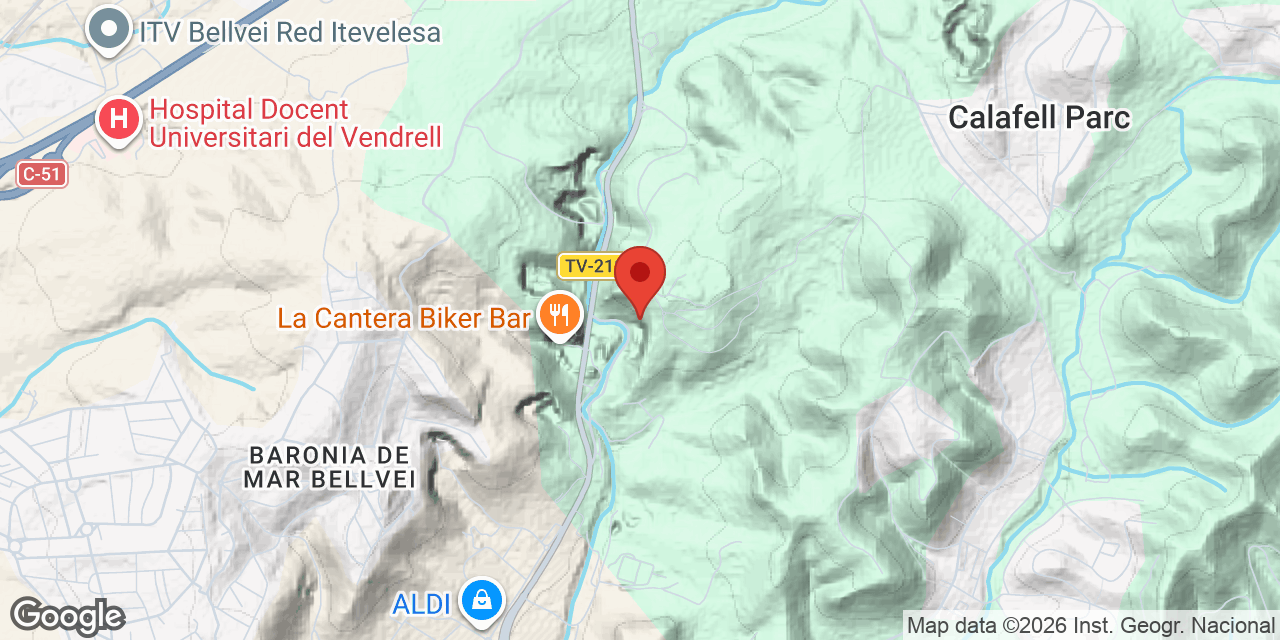 Mapa de situació de GRAIERA, COVES DE LA