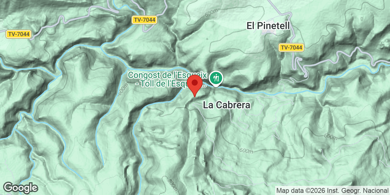 Location map of NOGUEROLES, AVENC DE LES