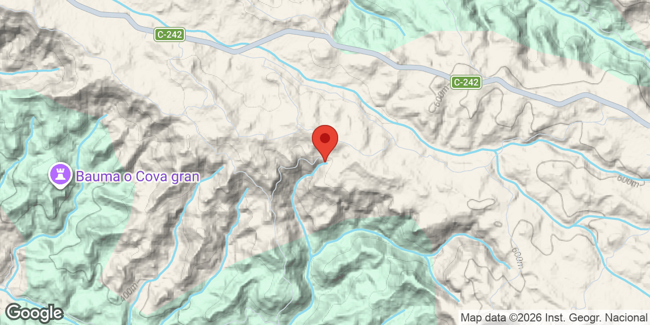 Mapa de situación de SECUNDINO, COVA DEL