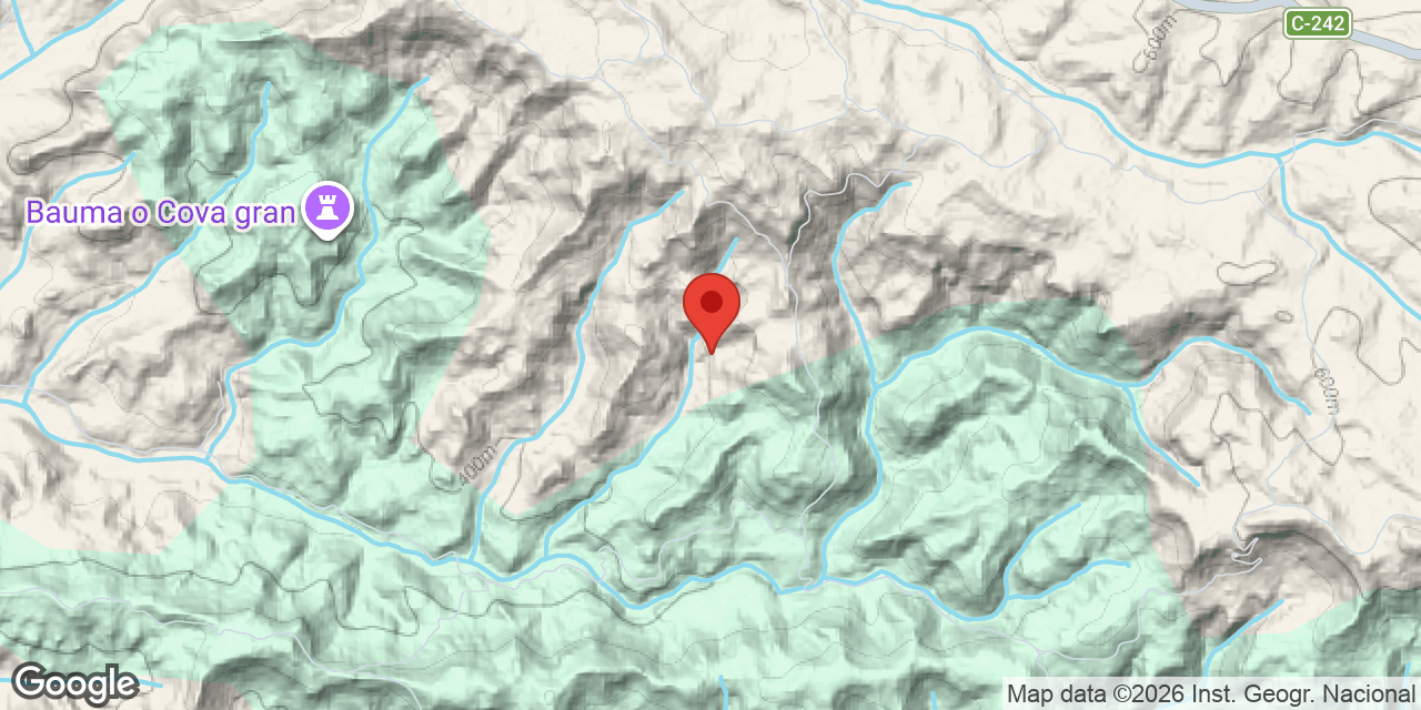 Mapa de situació de MORO, COVA Nº2 DEL