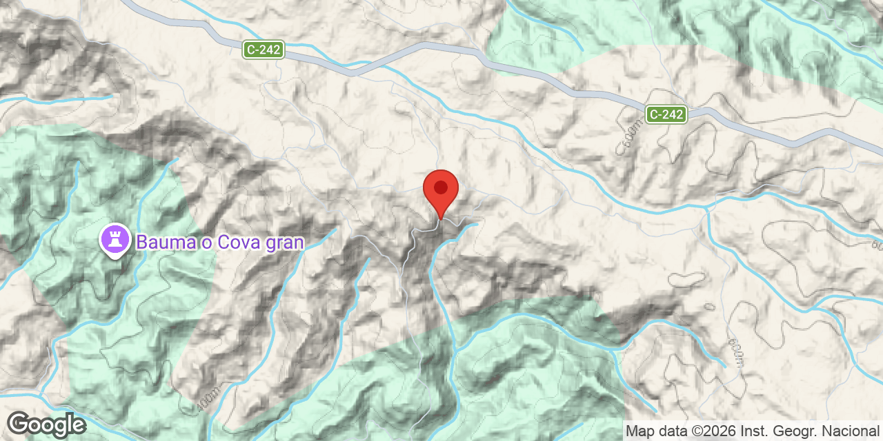 Mapa de situació de MORO, COVA Nº5 DEL