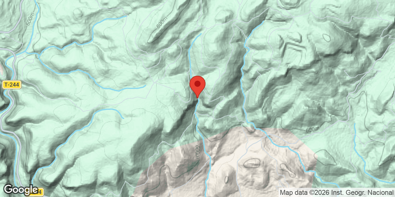 Mapa de situació de BARRET, COVA DEL
