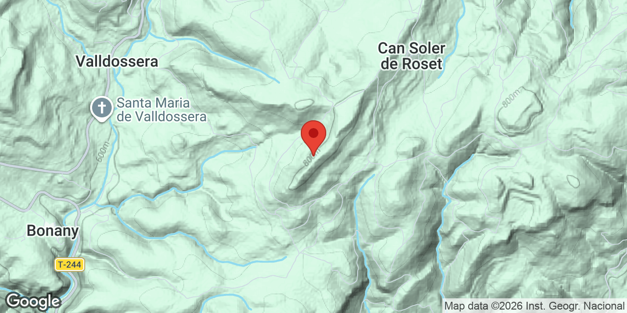 Location map of CAN FERRERES, ESQUERDA DE