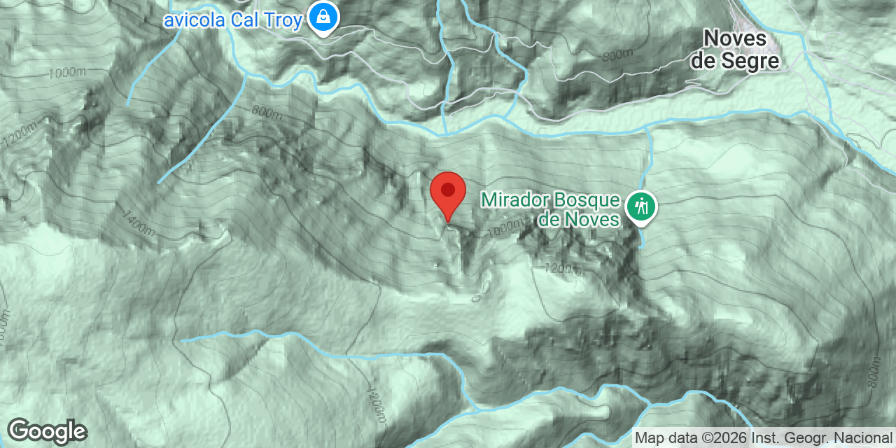 Mapa de situació de PI GROS, COVA DEL
