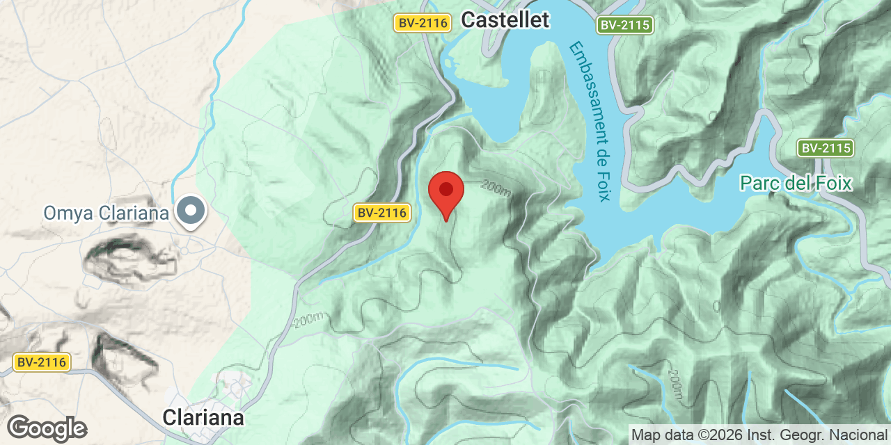 Mapa de situació de CORRENT, COVA DEL