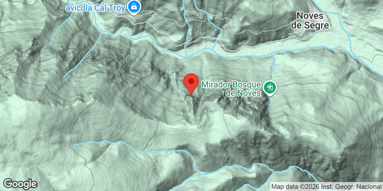 Mapa de situació de PONT, COVA DEL