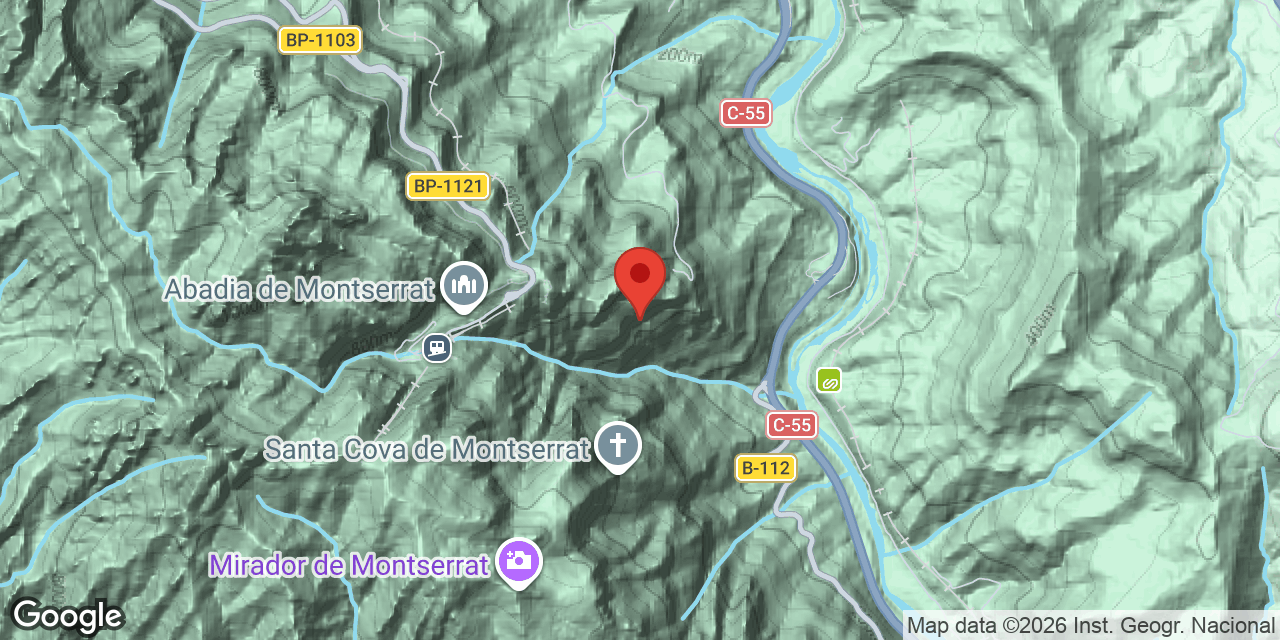 Mapa de situación de RONYOSES, COVES