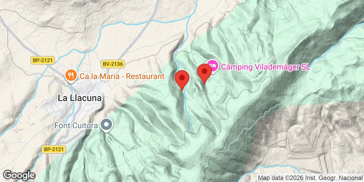 Mapa de situació de CASTELL DE VILADEMÀGER, BALMES DEL