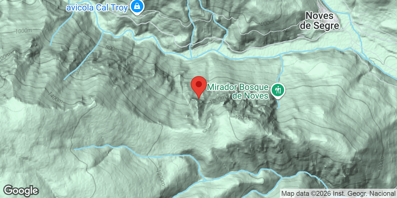 Mapa de situación de ROSER, COVA DEL