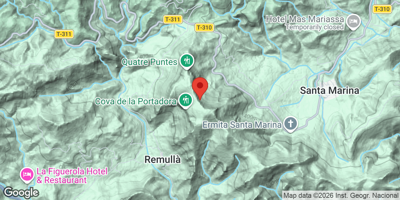 Location map of CAL PLA, COVA DE