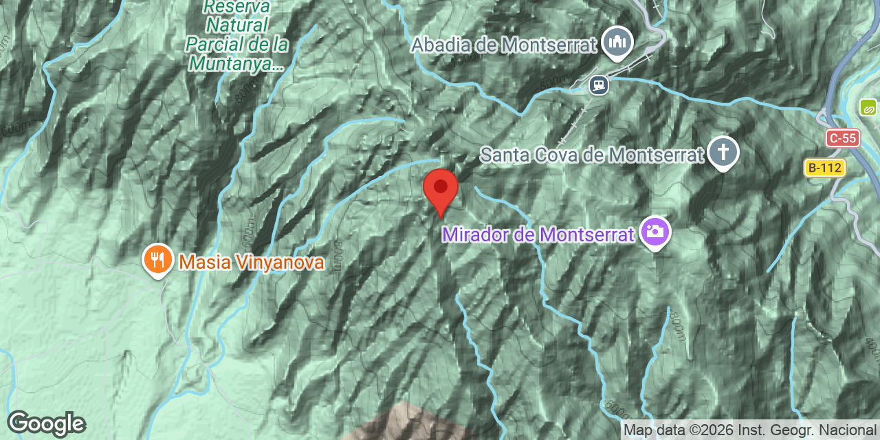Mapa de situació de SANTA CATERINA, BALMA DE