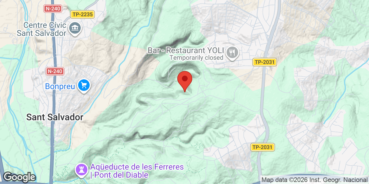 Mapa de situación de GARROT 1, SURGÈNCIA