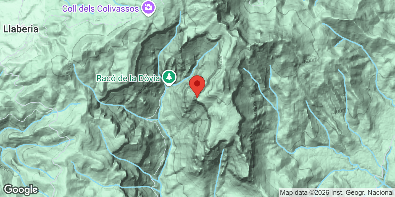 Mapa de situación de MONT-REDON, ESQUERDA ESTRETA DE
