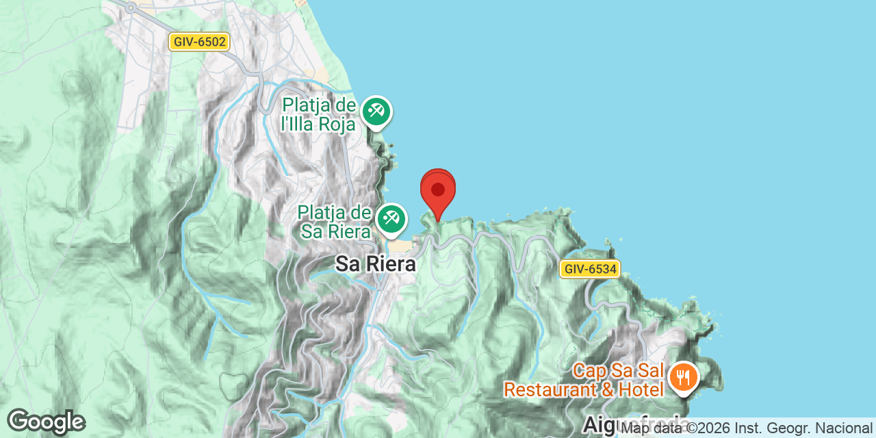 Carte de situation de INFERN, BUFADOR DE L'