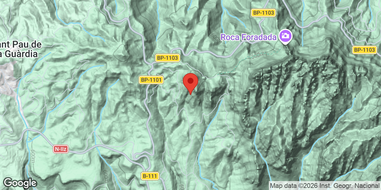 Mapa de situació de SANT PAU, BALMA DE