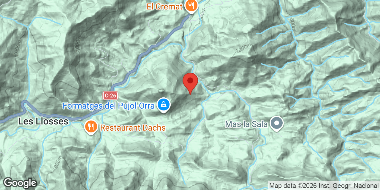 Mapa de situación de TOFAROQUES DE LES PINOSES, COVA LES