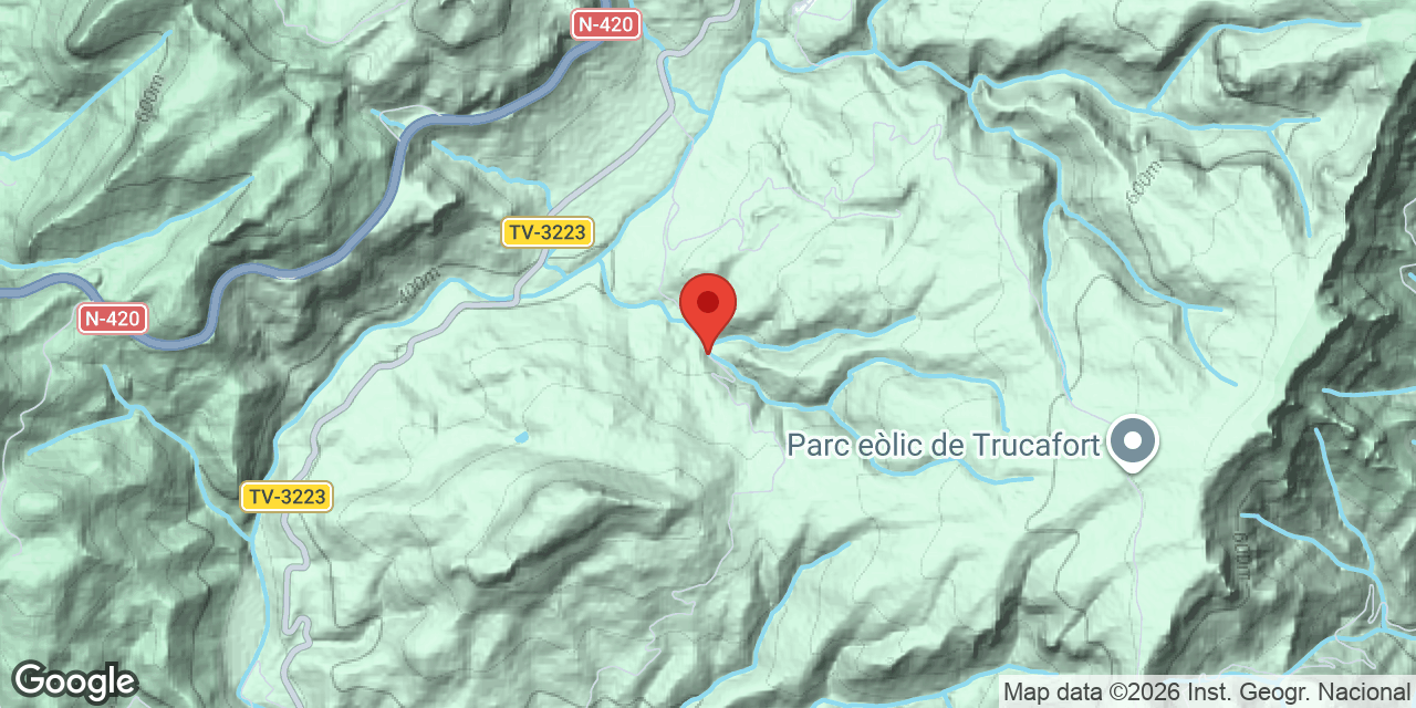 Mapa de situación de CAMÍ DE RÀFOLS, COVA DEL