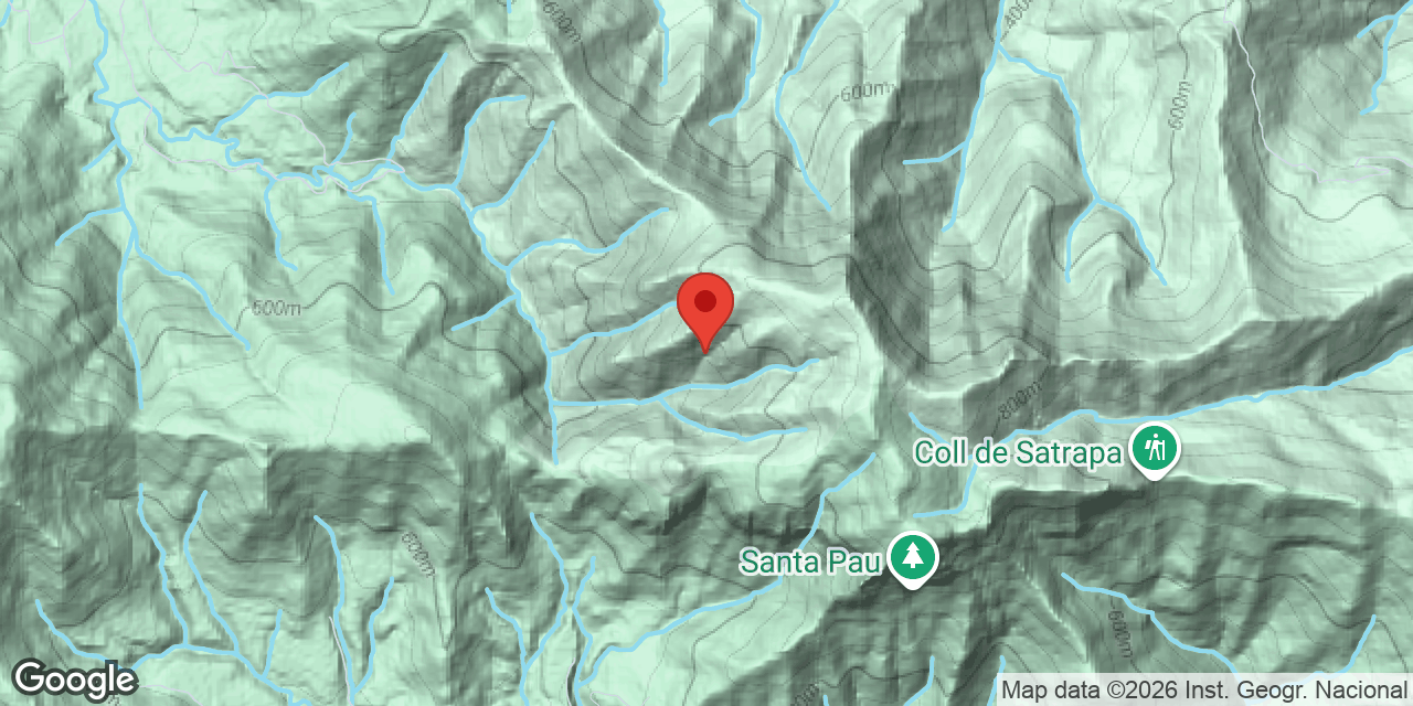 Location map of ENCANTATS, COVA DELS