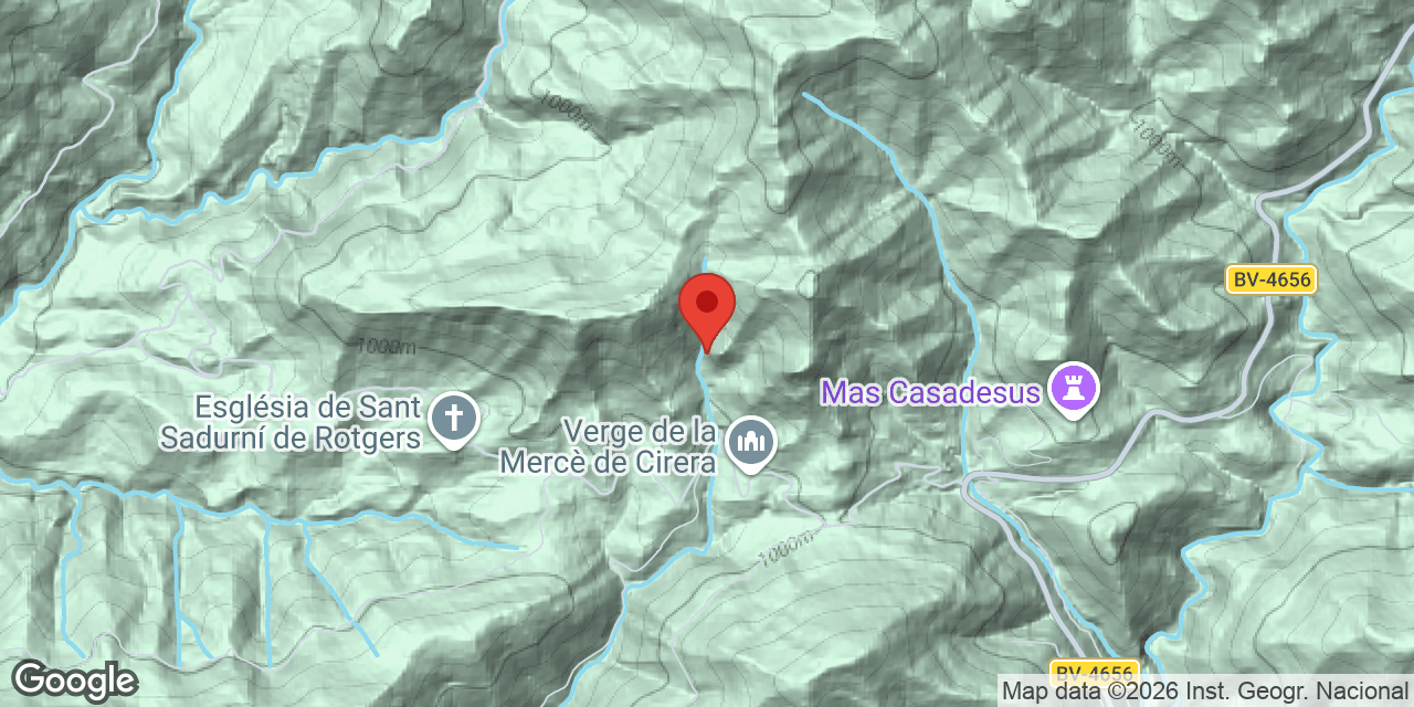 Mapa de situación de ROQUETES, COVA DE