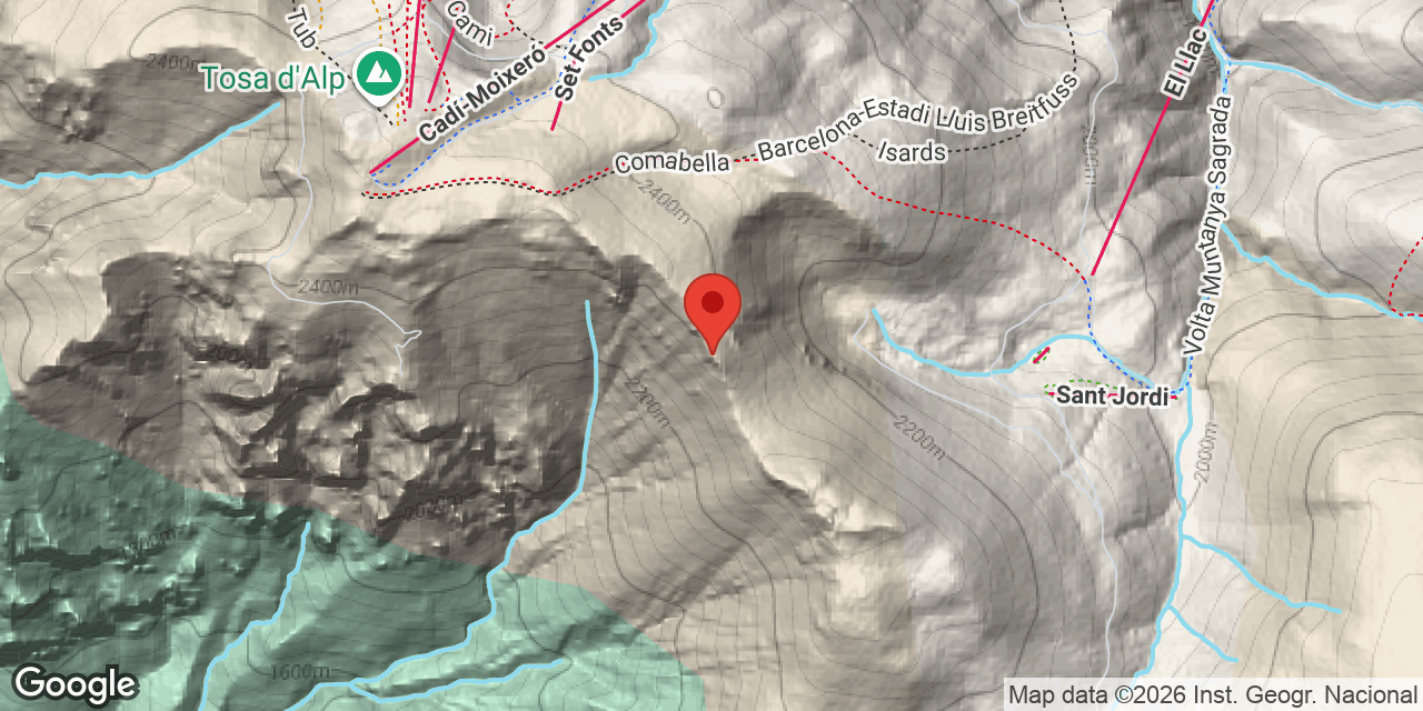 Mapa de situació de SG-3B, ESQUERDA