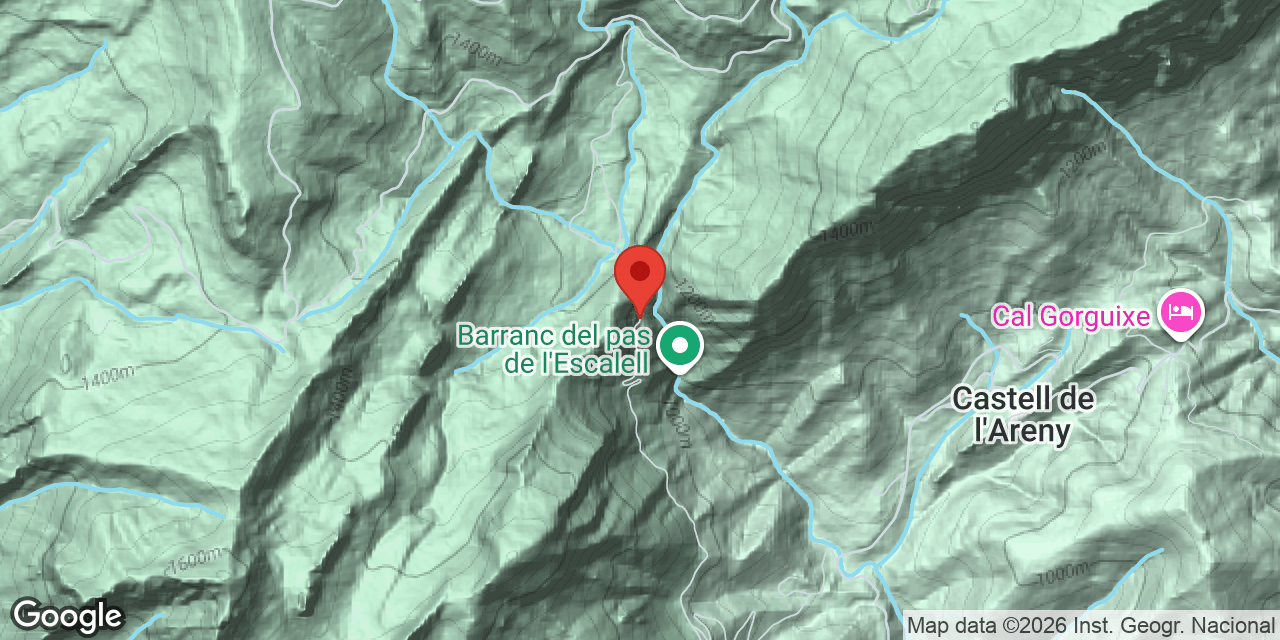 Carte de situation de PAS DE L'ESCALELL, COVA DEL