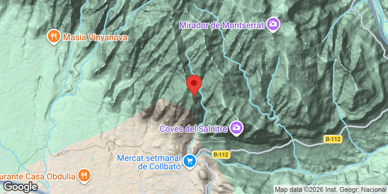 Mapa de situació de BATERIES, AVENC DE LES