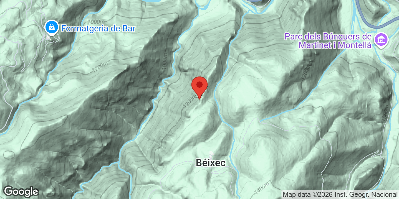 Mapa de situació de MENÚS, TUTA PETITA DE