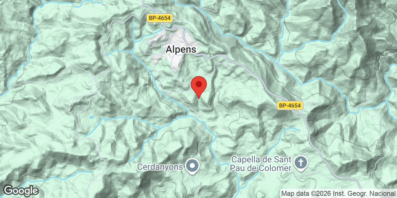 Mapa de situació de VALL, BALMA DE LA