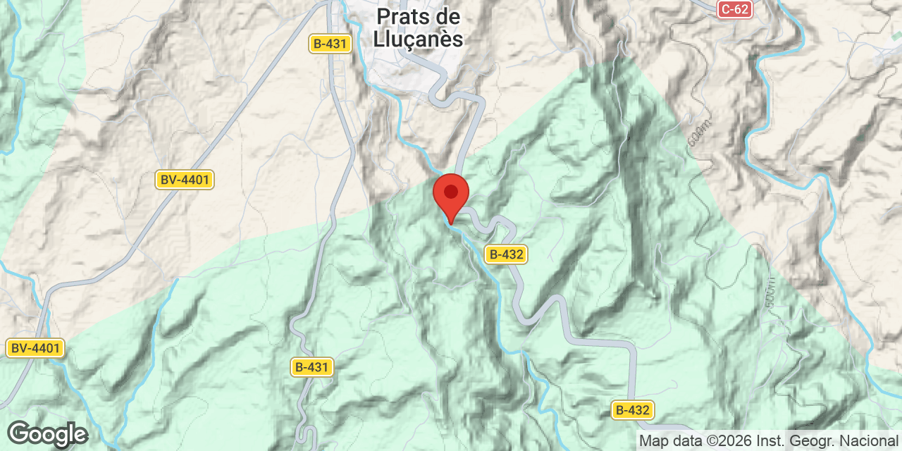 Carte de situation de MOLÍ DEL CINGLE, BALMA DEL