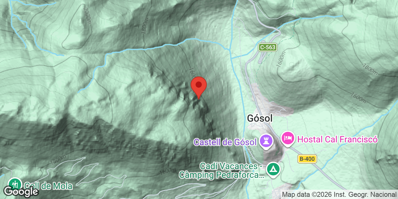 Mapa de situació de ROCA ROJA, AVENC DE