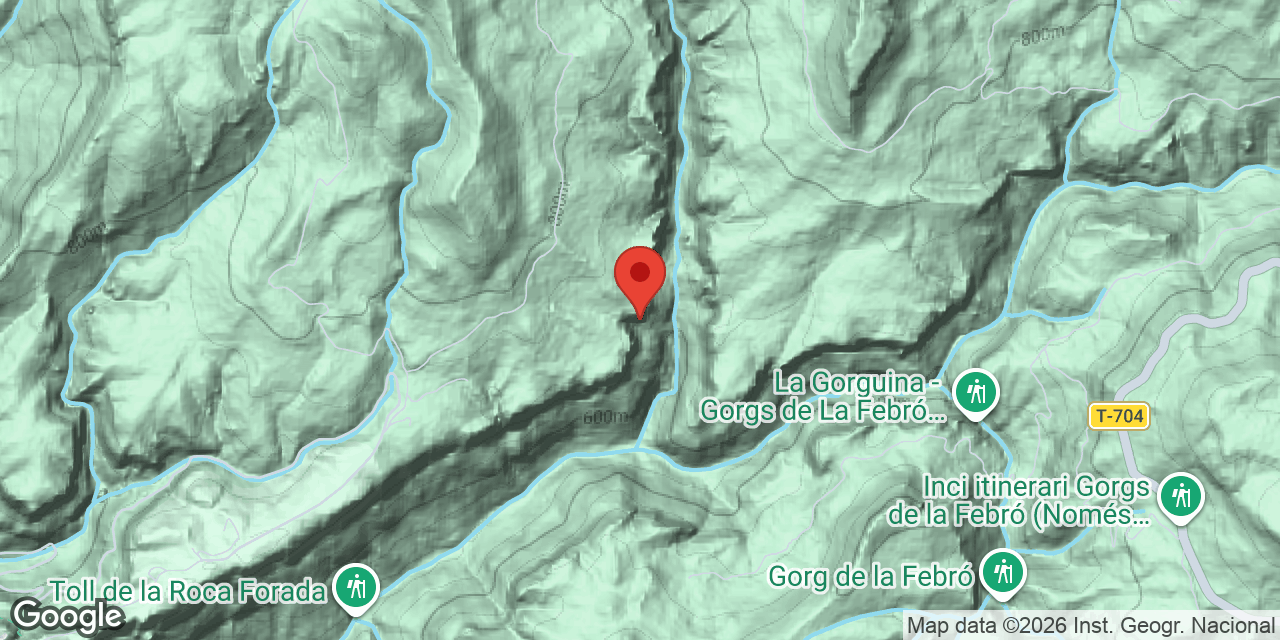 Mapa de situació de MAS DE LA BARBA, AVENC DEL