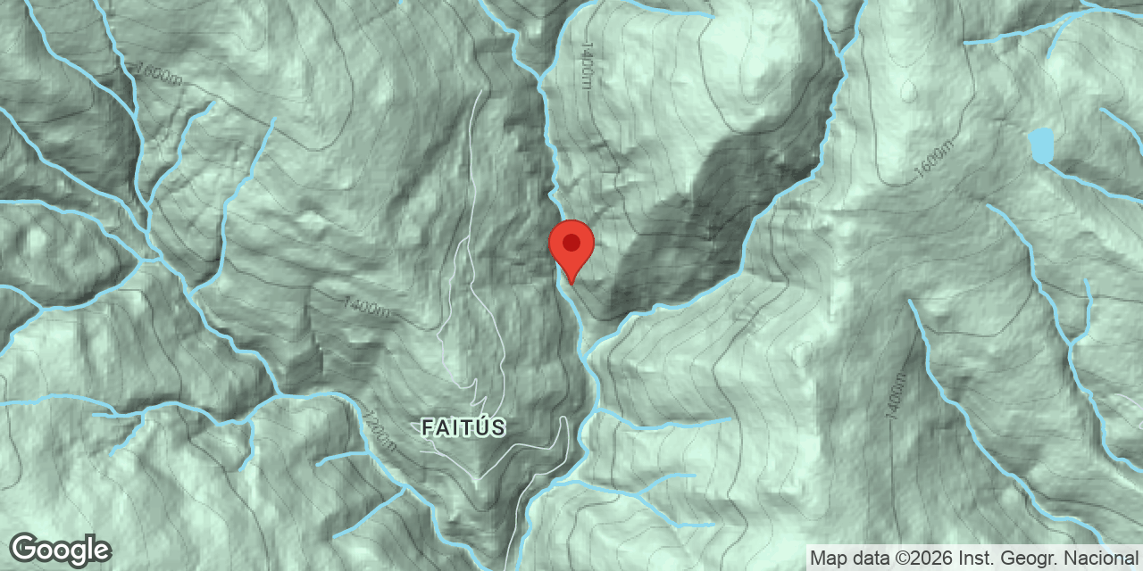 Location map of GRIU, FORADADA DEL