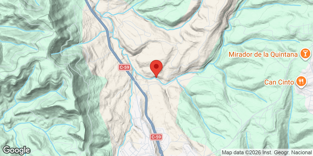 Location map of RENTADOR DE LA LLANA DEL ROQUER, BALMA DEL