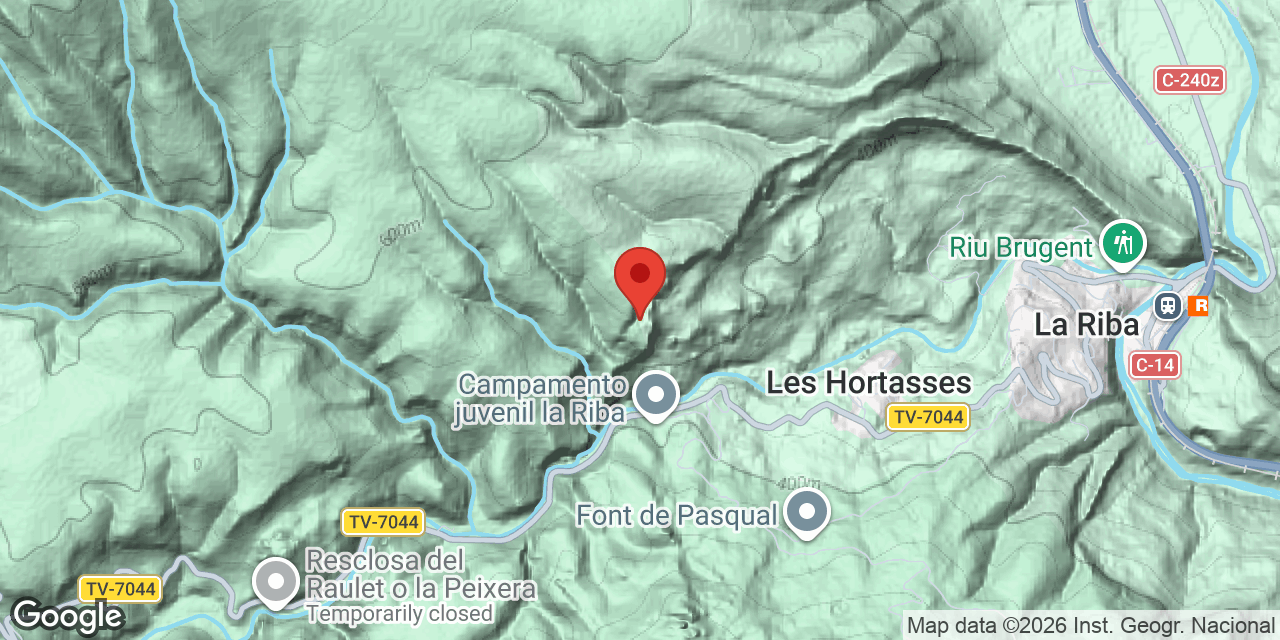 Mapa de situació de TALPETS, AVENC PETIT DELS