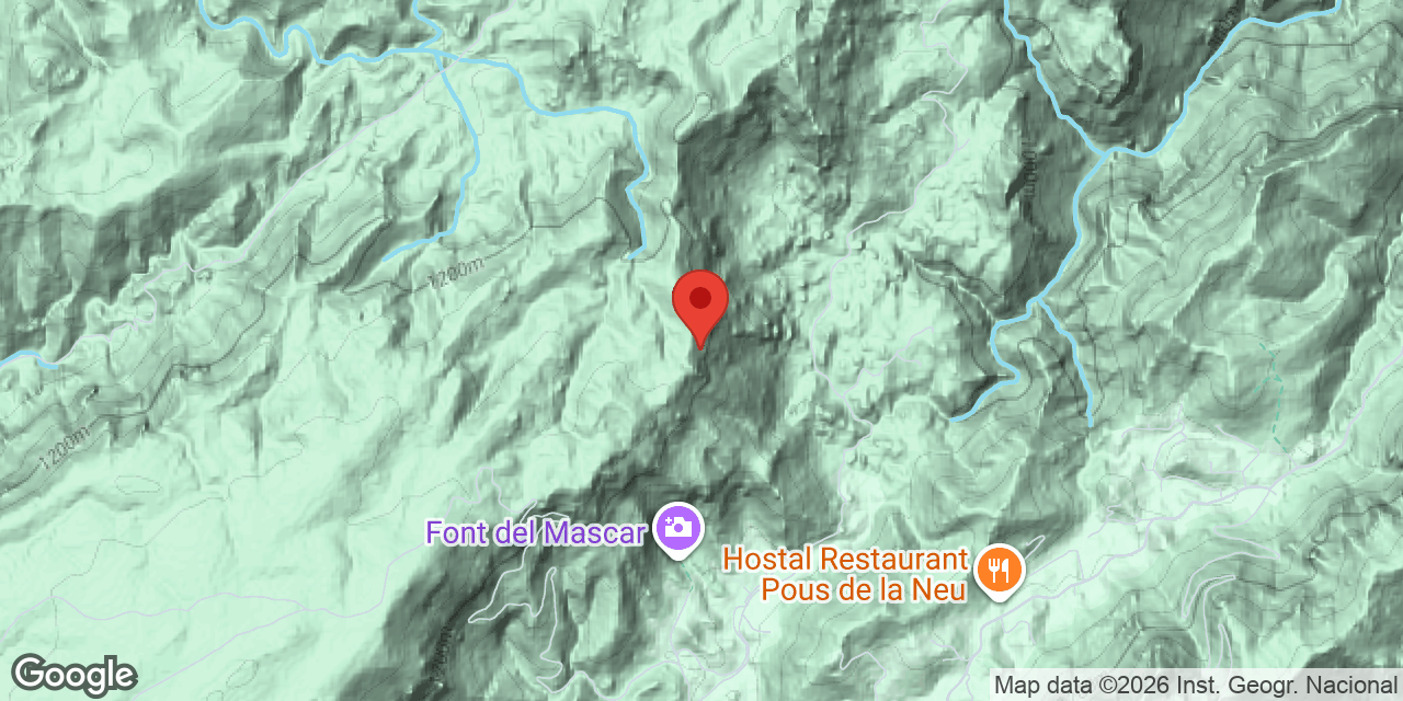 Mapa de situació de GENILLO, AVENC DE