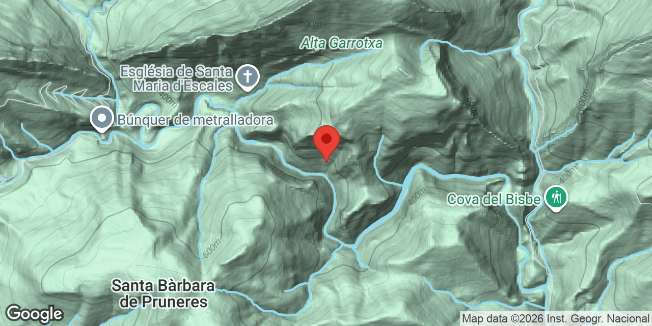 Mapa de situació de NEGRE D'ESCALES, FORAT