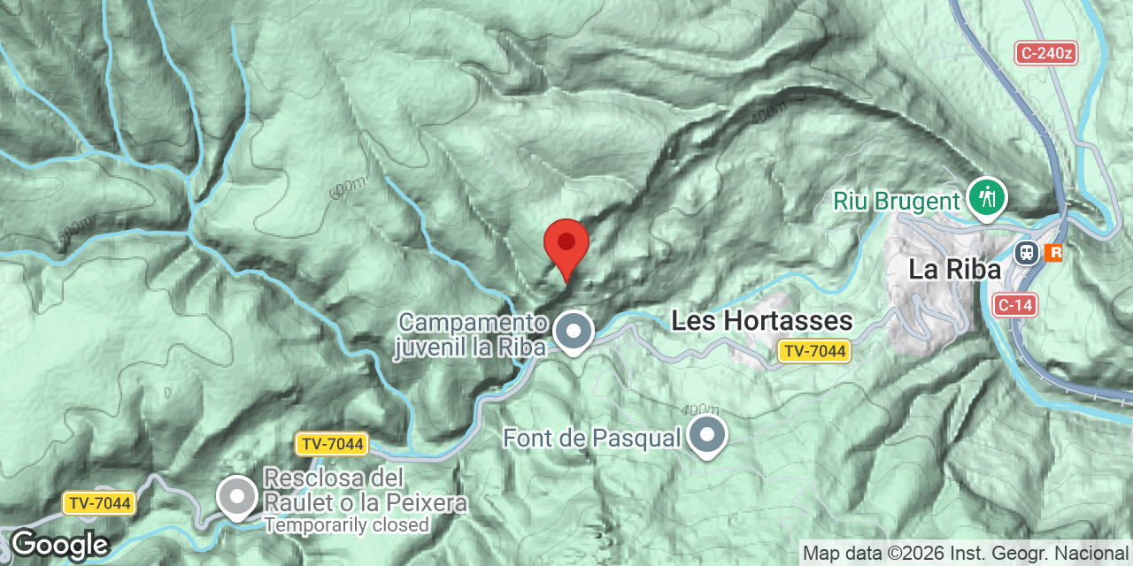 Mapa de situació de VIA SENSE NOM, ESQUERDA DE LA