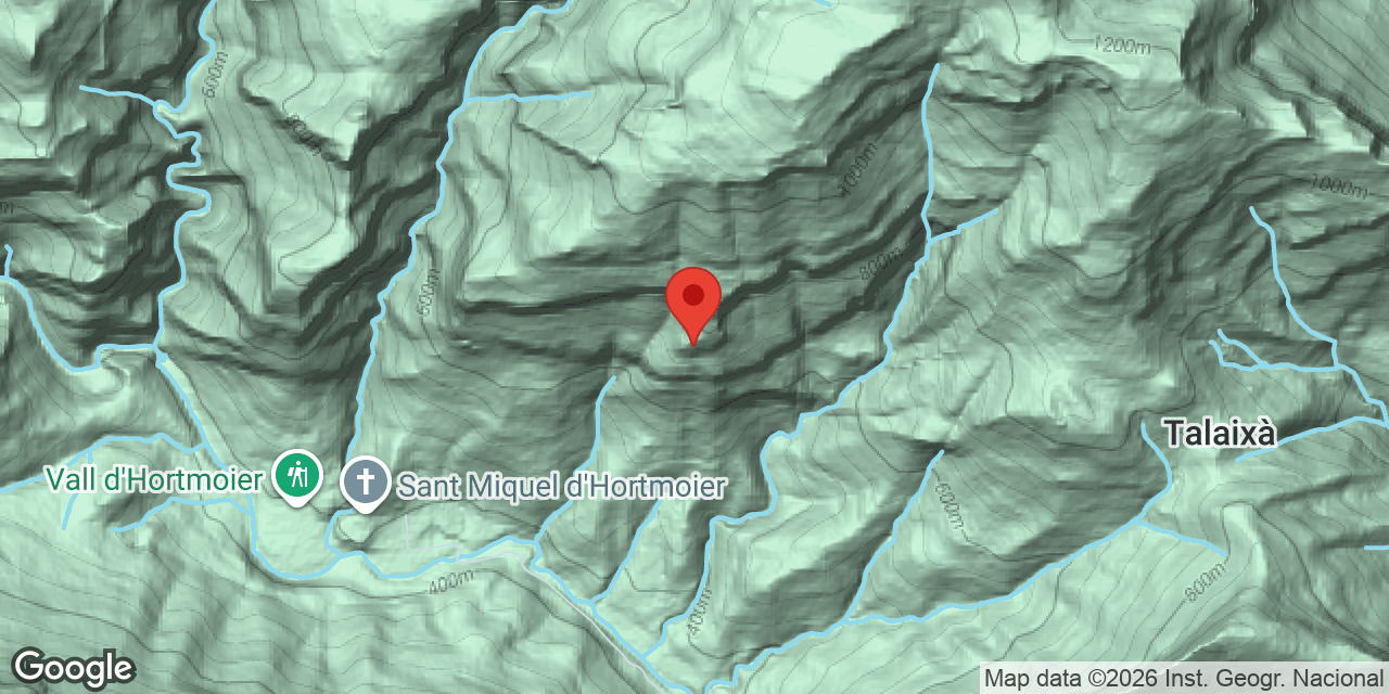 Mapa de situació de VILAR, COVA DEL