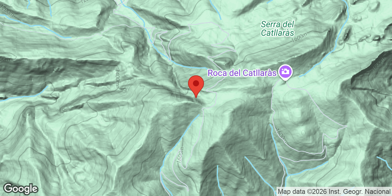 Mapa de situació de ROC DE LA CLUSA, FORAT INFERIOR DEL