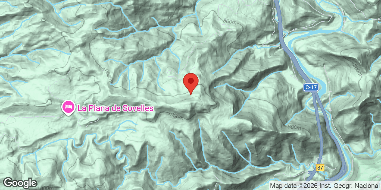Mapa de situació de Forat de l'Aliguer