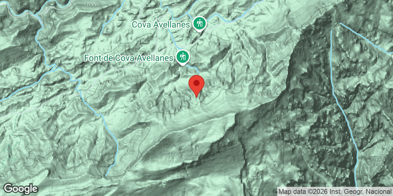 Mapa de situació de Cova del Bassís del Marturi