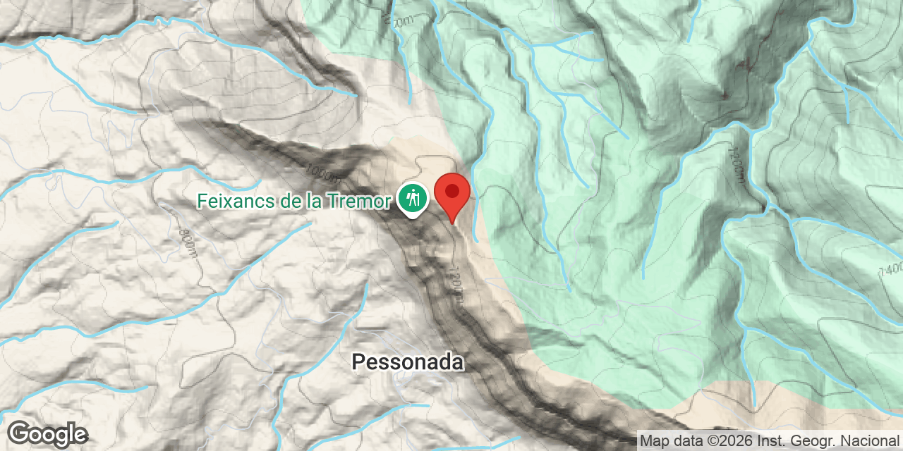 Mapa de situació de Balma Nº2 de la Bastida