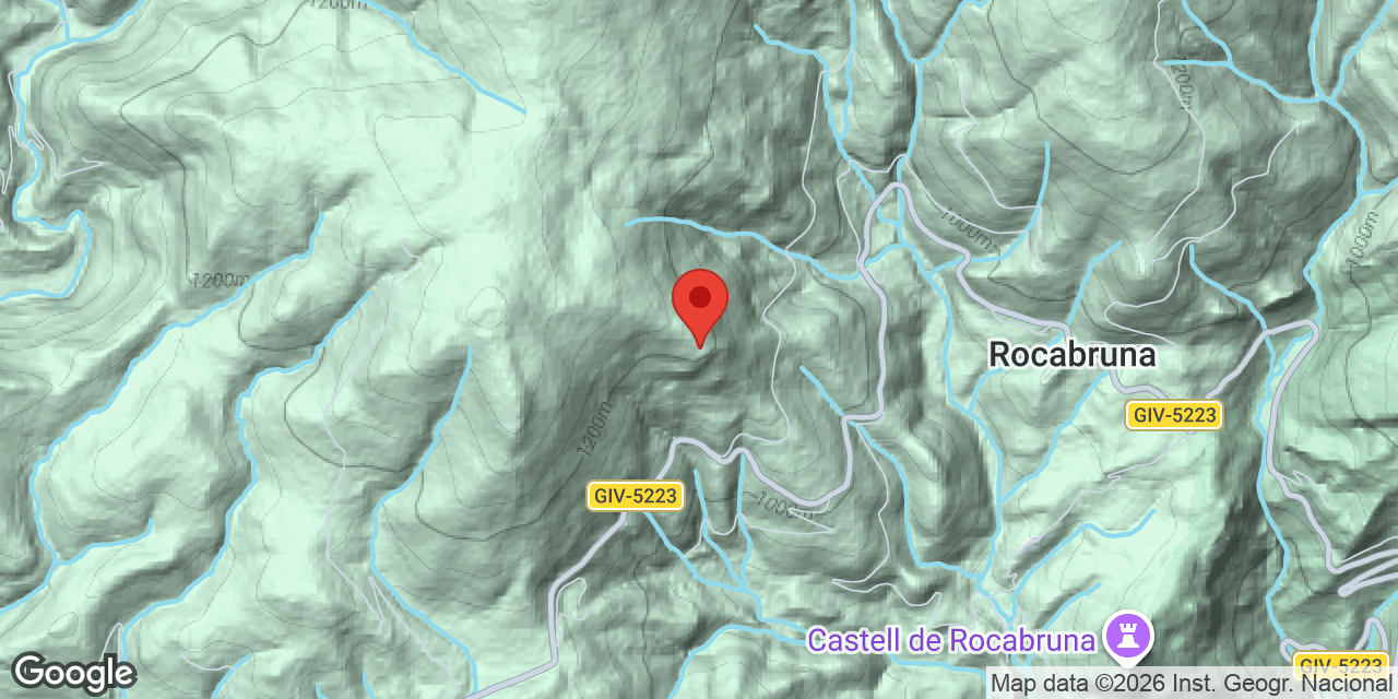 Mapa de situació de Avenc Nº3 de la Roca Sabeia