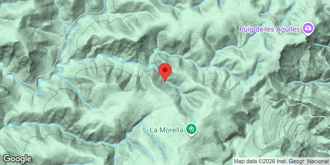 Mapa de situación de GINEBRÓ, AVENC DEL