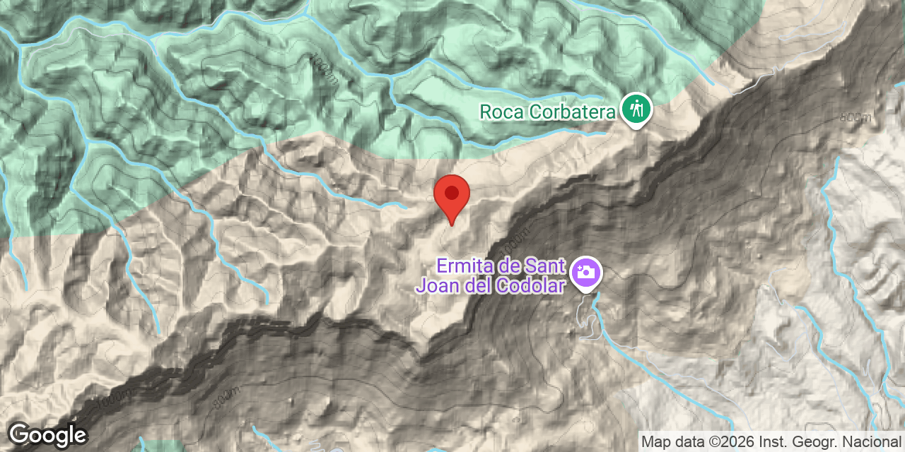 Location map of MOLONER, COVA DEL