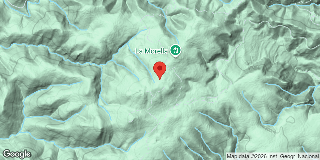 Mapa de situació de SERRAT DE LA MORELLA, AVENC DEL