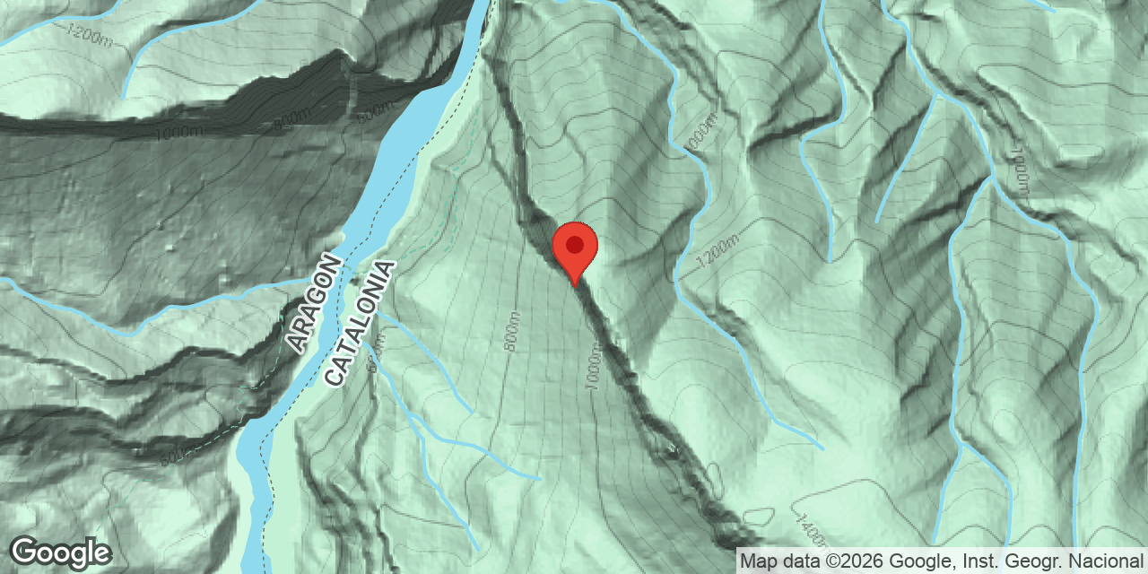 Mapa de situació de PARET Nº 1, COVA DE LA