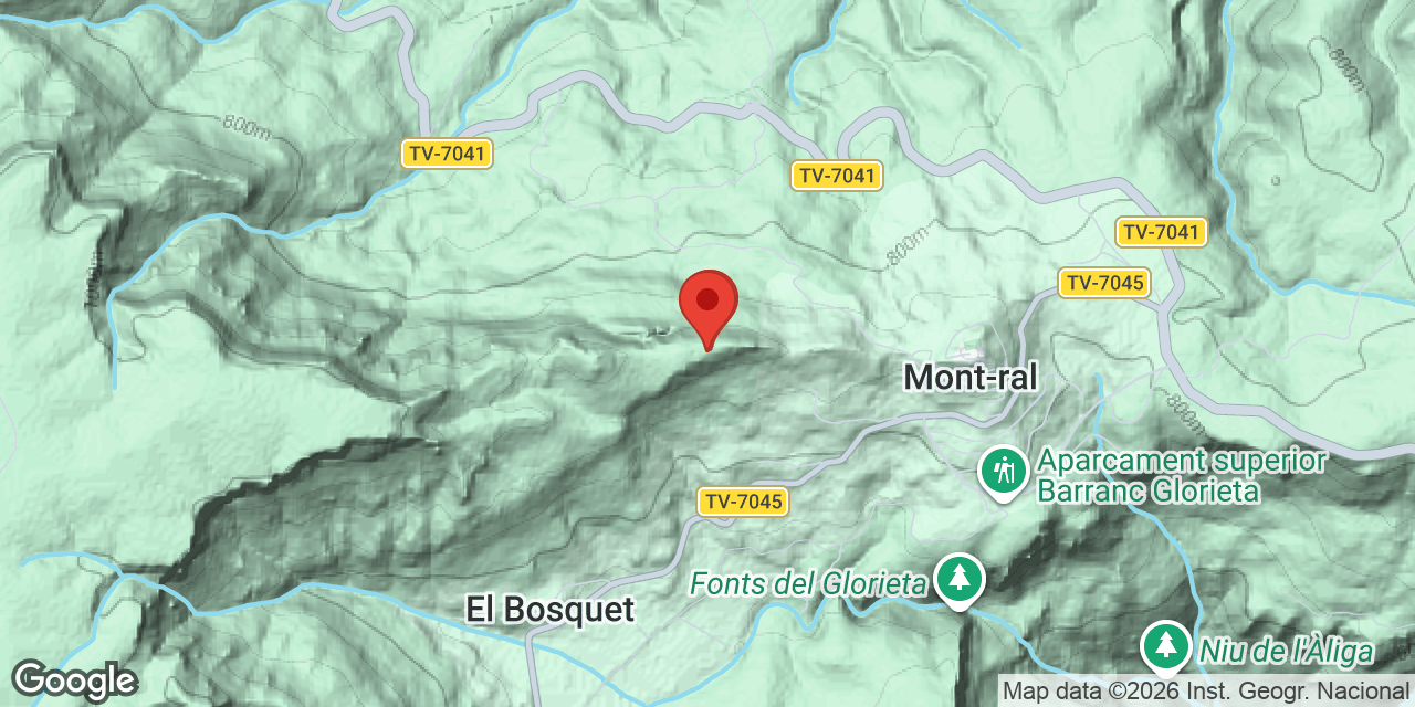 Mapa de situació de MUSTÉ RECASENS, AVENC