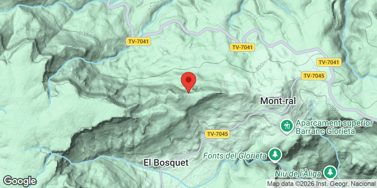Mapa de situació de ESPANYOL, AVENC DE L'
